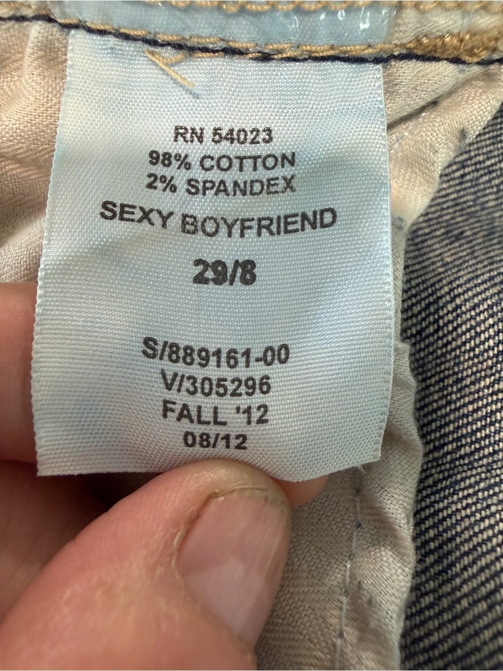 GAP SEXY BOYFRIEND 1969 JEANS - Picture 6 of 7